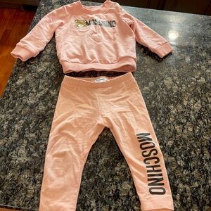 Moschino Baby sweater and pants set